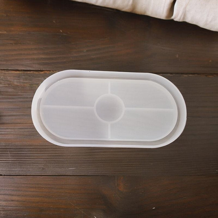 Platte 240x120x20mm Oval gross f.Epoxy, Giesspulver