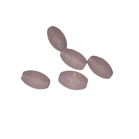 Glasperlen mit Spezial  Glitzerummantelung rosa 20Stk