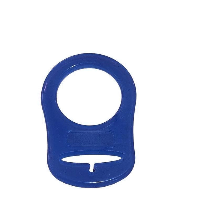 Silikon Ring königsblau f. Nuggi mit Knopf 50x33mm