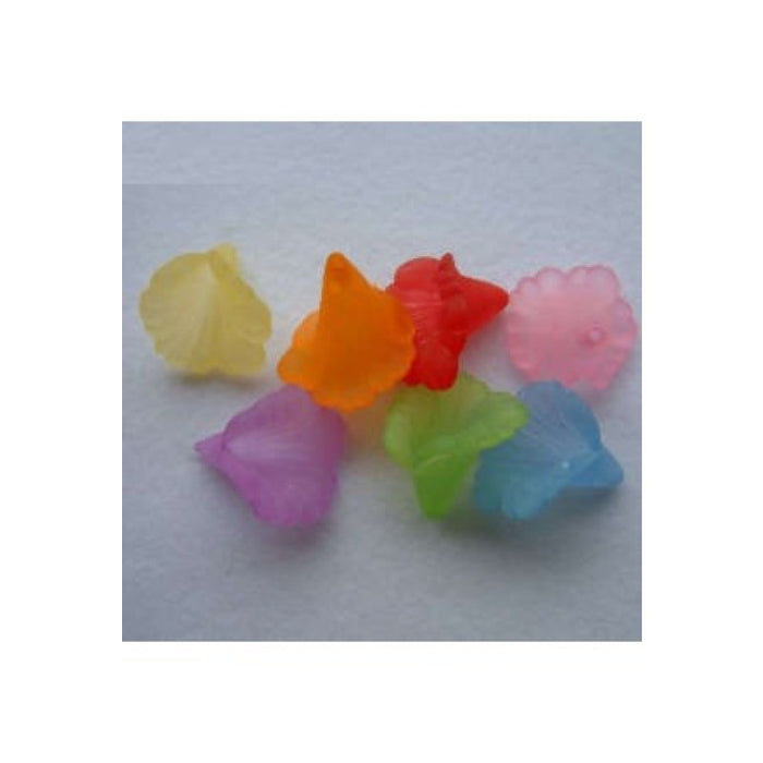 Blumen plastik mix mittel frost 16x15mm 20gr.