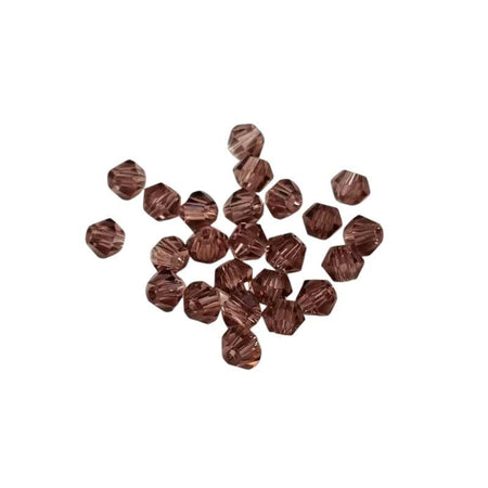 Bicone schliff Perlen hell amethyst 4mm 24 Stück