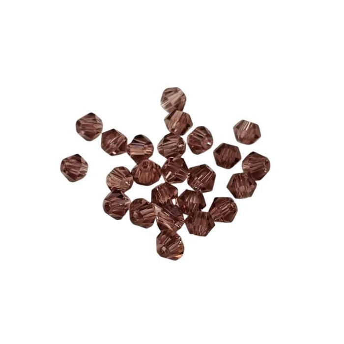 Bicone schliff Perlen hell amethyst 4mm 24 Stück