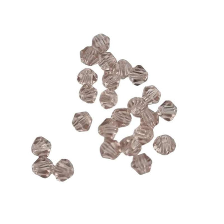 Bicone schliff Perlen rosa 4mm 24 Stück