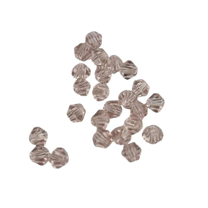 Bicone schliff Perlen rosa 4mm 24 Stück
