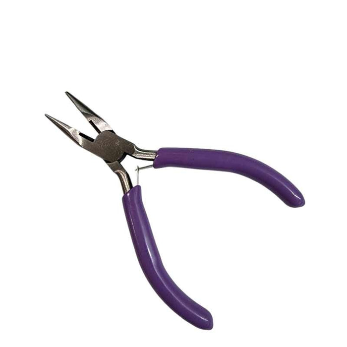 Spitze Flachzange Kombi violett 12x8cm
