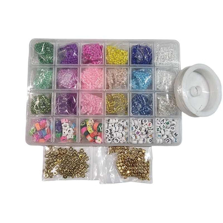 Set Rocailles mix ca. 5000 Teile Box