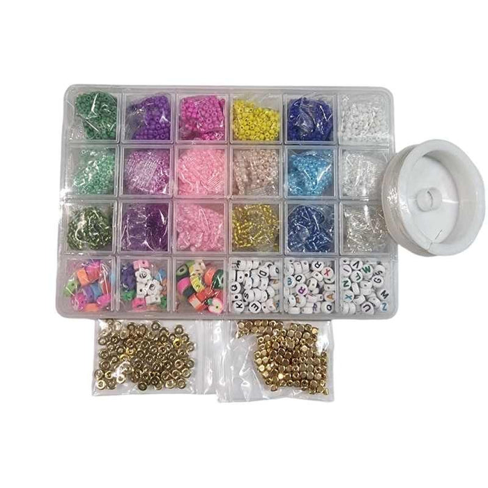 Set Rocailles mix ca. 5000 Teile Box