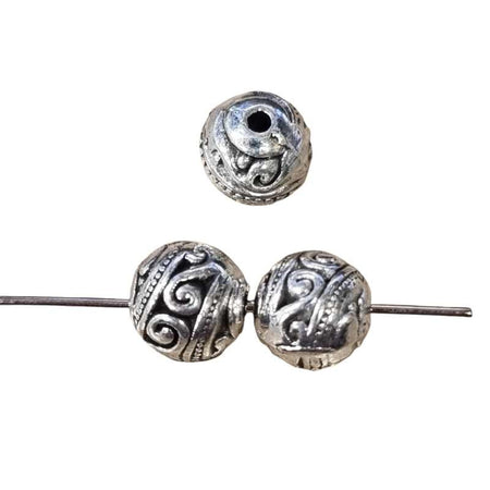 Mellissa Metallperle 8mm 10Stk.