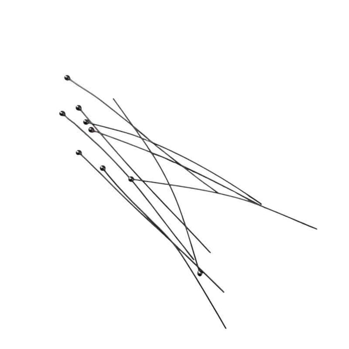 Edelstahl Stift mit 2mm Tropfen 70x0.5mm 10 Stück
