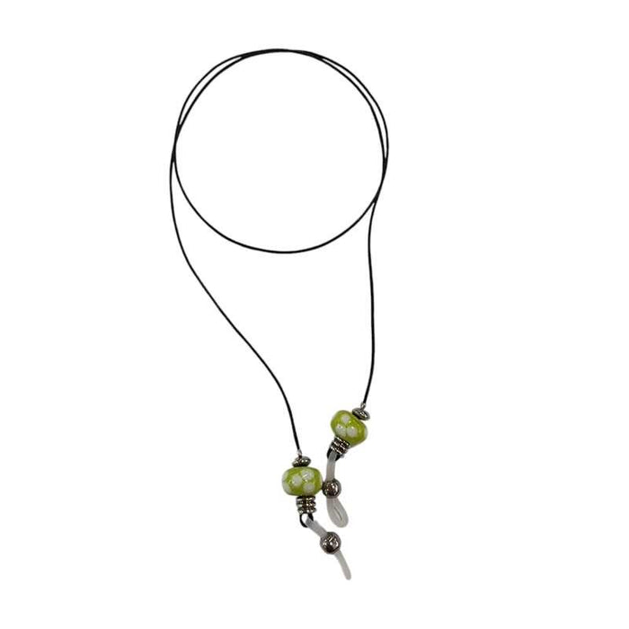 Brillenkette mit Handmade Glasperlen grün 1 Stück
