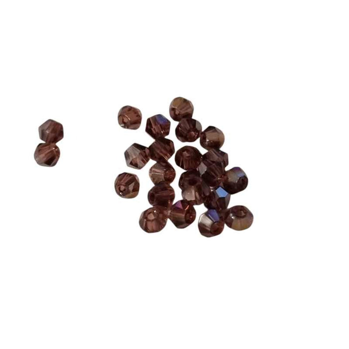 Bicone schliff Perlen hell amethyst 3mm 24 Stück