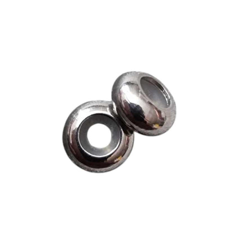 Edelstahlperle Stopper Verschluss mit Siliconringli 1 Stk