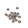 6x2mm Scheiben Perlen aus Edelstahl 20Stück