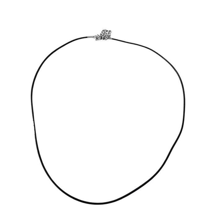 Lederkette + Edelstahl Verschluss 1.5mm 45-51cm 1 Stück