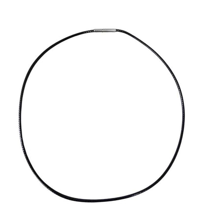 Baumwolle gew. Kette + Edelstahl Verschluss 1.5mm 45.5cm 1 Stk