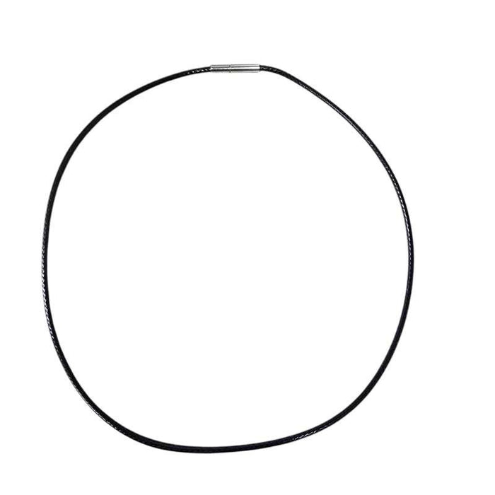 Baumwolle gew. Kette + Edelstahl Verschluss 1.5mm 45.5cm 1 Stk