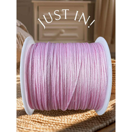 Knüpfband Nylon 0.8mm rosa ca. 38m