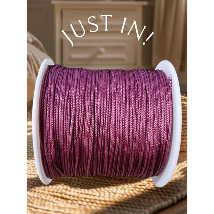 Knüpfband Nylon 0.8mm Beere ca. 38m