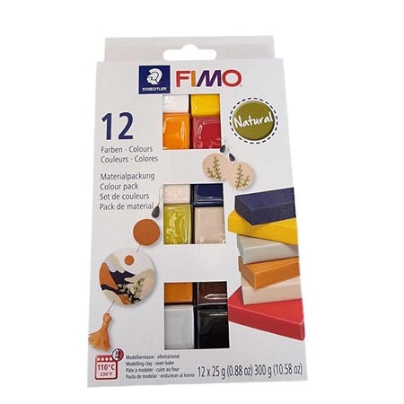 Fimo soft Natural Knetmasse 12x25gr.