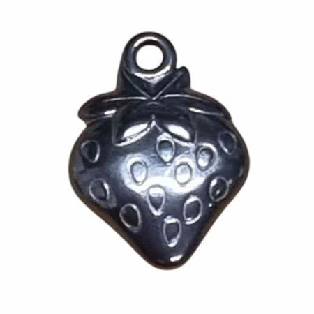 Anhänger Erdbeere Edelstahl 15x11x4mm