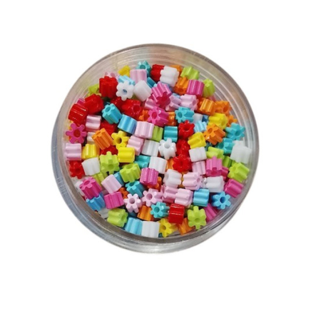 Rocaille Blümchen mix ca. 2,5x3mm ca. 14gr.