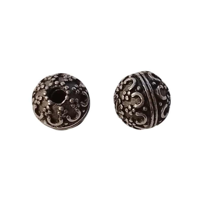 India Edelstahlperle 8x7.5mm 1 Stück