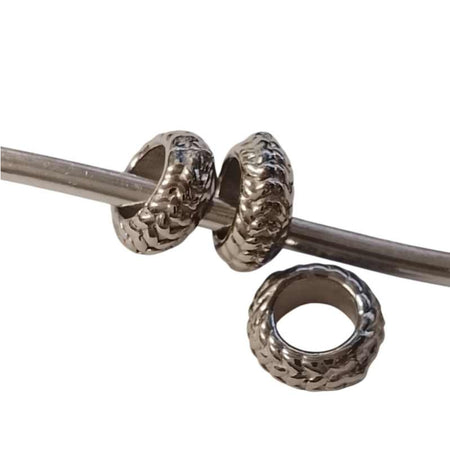 Edelstahlperle Rondelle Elsy 7.5x7.5x3mm 1 Stück