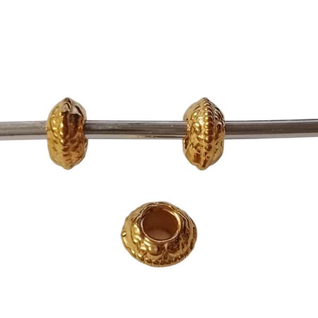 Edelstahlperle vergoldet Rondelle Elsa 7.5x7.5x3mm 1 Stück – Bild 2