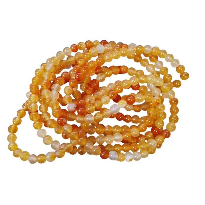 Karneol 6mm L 0.8mm ca 38cm  1 Strang