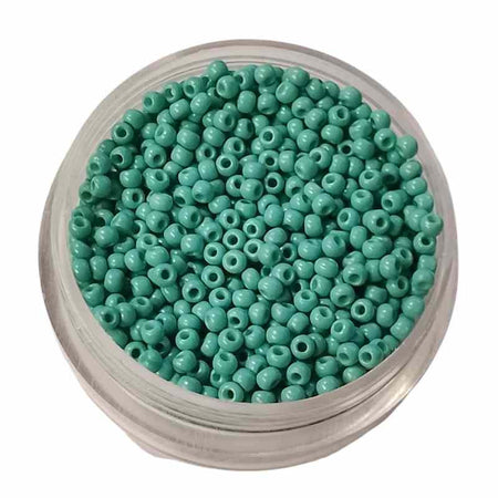 Rocaille smaragd 2,2mm ca. 17gr.