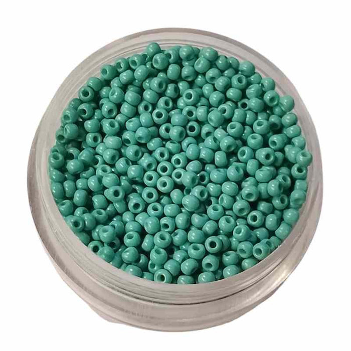 Rocaille smaragd 2,2mm ca. 17gr.