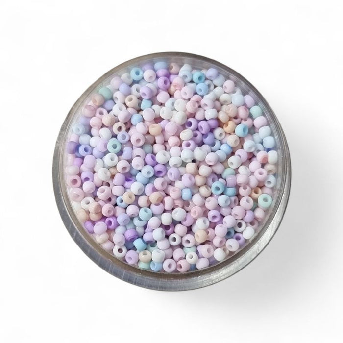 Rocailles soft Color mix matt 2,2mm ca. 17gr.