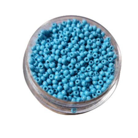 Rocailles Perlen  türkis, ca. 2 mm | 18 g