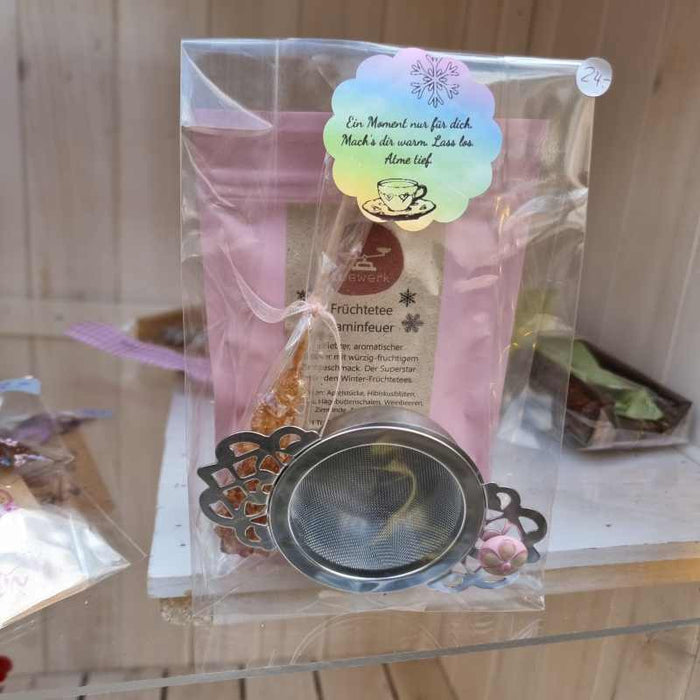 Tee-Geschenkset Funkel-Edition  „Ein Moment nur für dich“ – Bild 3