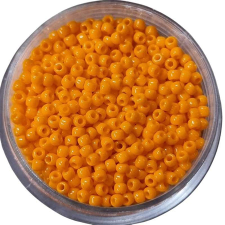 Rocailles Perlen  orange ca. 2 mm | 18 g