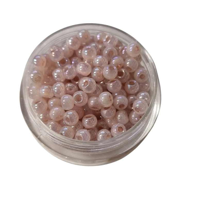 Rocailles Perlen altrosa ca. 4 mm | 18 g