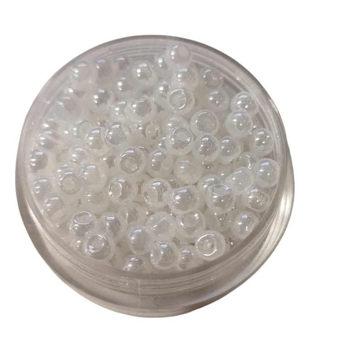 Rocailles Perlen Pearlweiss ca. 4 mm | 18 g