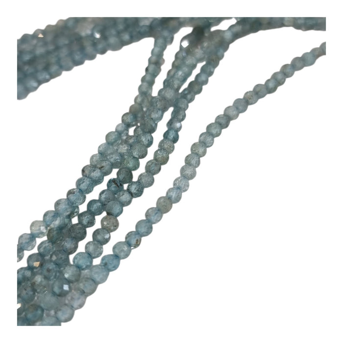 Apatit Perlen facettiert 2 mm – Strang ca. 39,5 cm