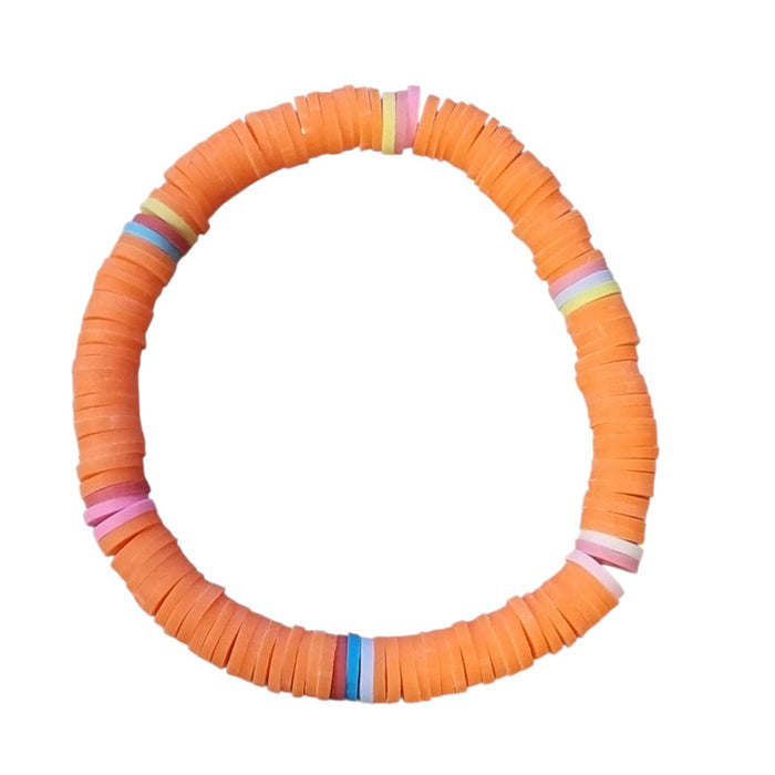 Surfer Armband 5cm orange 1 Stück