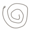 Edelstrahl Rolo-Halskette 3 mm 2×0,6 mm 60cm  1 Stk.