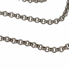 Edelstrahl Rolo-Halskette 3 mm 2×0,6 mm 60cm  1 Stk. – Bild 2
