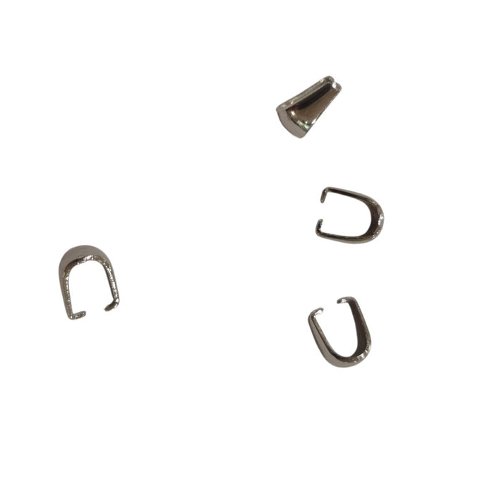 Anhängerschlaufen aus Edelstahl  7×6 ×4 mm 1 Stück