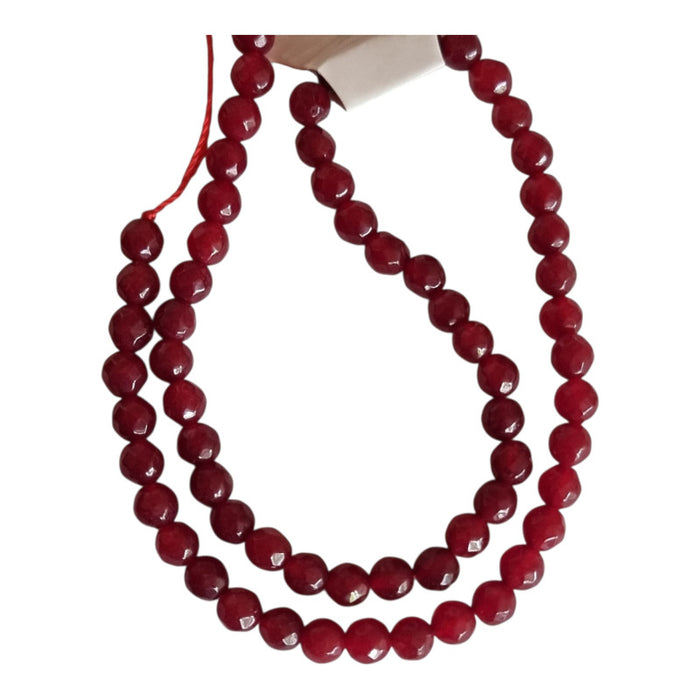 Malaysia Jade  facettiert 6 mm – Strang