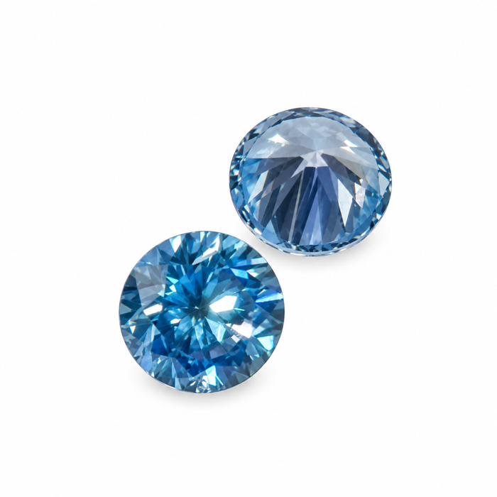 Zirkon hellblau 3mm bis 650 C° Farbstabil 1 Stk