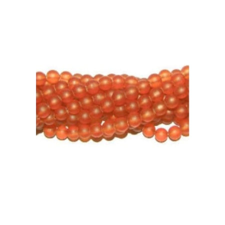 Glas matt Orange 8mm 20 Stück