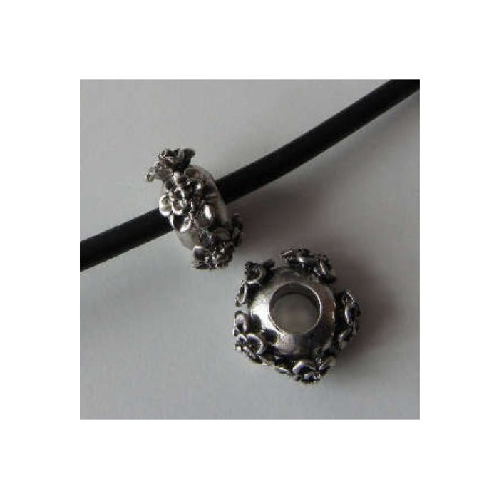 Easy style Metallperle flower garden 1 Stück Modeschmuck