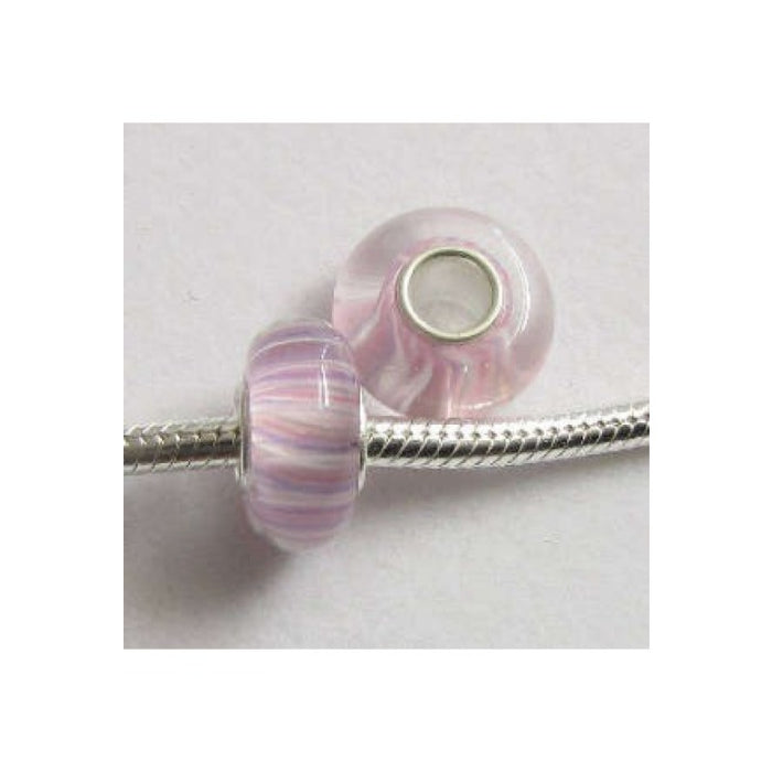 Easy style 925  stripe violett lila  1 Stück