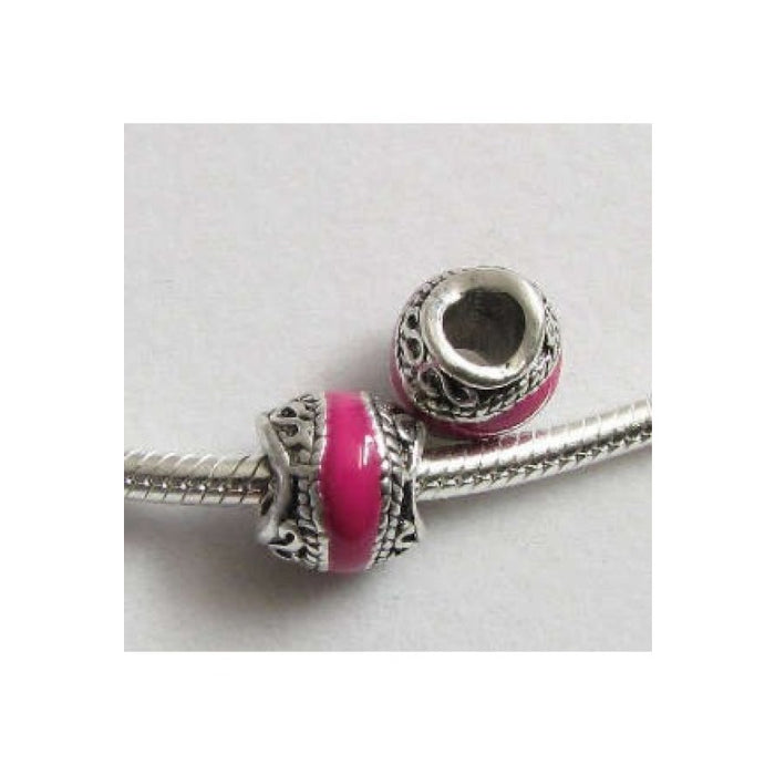 Easy style Metallperle Pink Thahiti 1 Stück