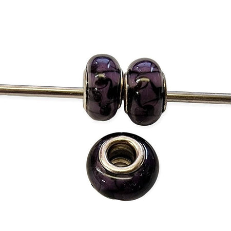 Easy style Perle Swirl violett 1 Stück
