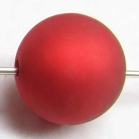 Polarisperle 14mm rosso